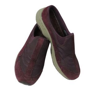 Easy Spirit Travel Time Clogs 8 N Women Purple Casual Comfortable